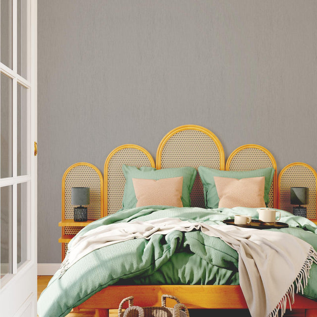 Papier peint intissé NOUKA coloris gris perle