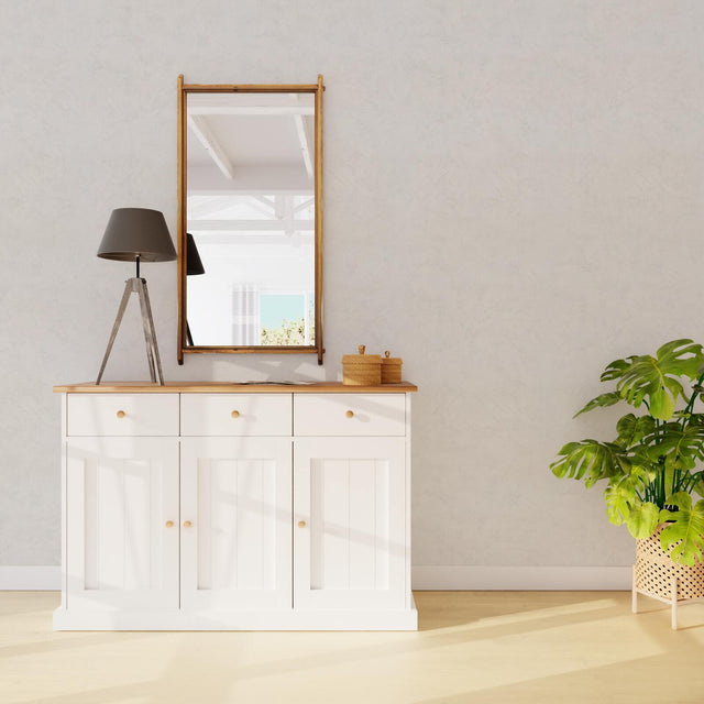 Papier peint intissé RAVENNE coloris blanc