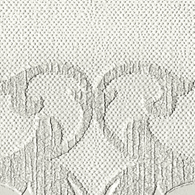 Papier peint intissé ROSACE coloris blanc