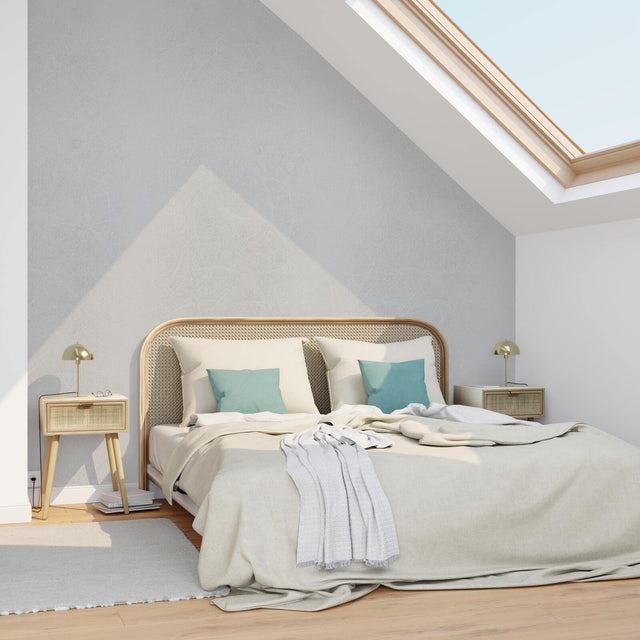 Papier peint intissé PANDORA coloris gris perle