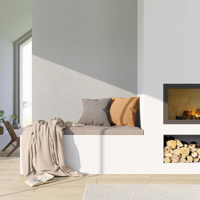 Papier peint intissé PANDORA coloris gris perle