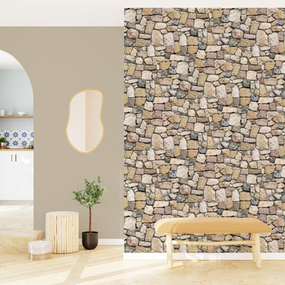 Papier peint Eternal stone Gris béton