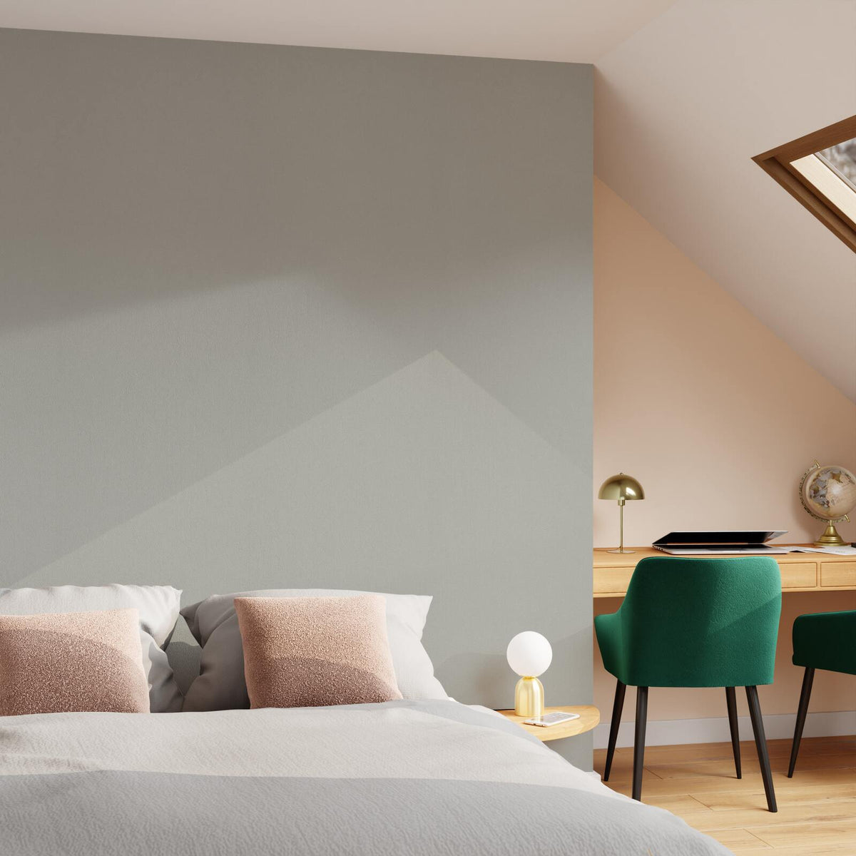 Papier peint intissé Palazzo Argent Satiné