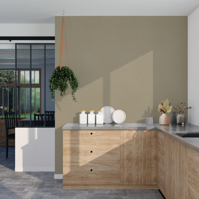 Papier peint vinyle PODIUM coloris lin