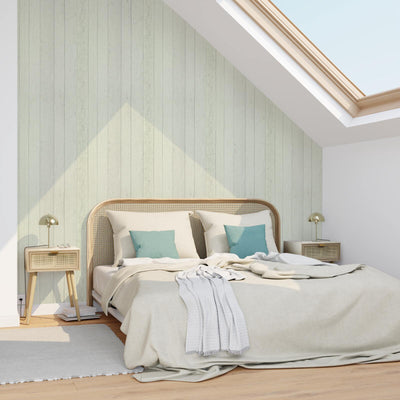 Papier peint intissé Colourwood Ivoire