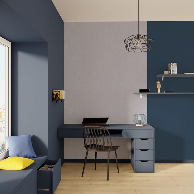 Papier peint vinyle PODIUM coloris Gris clair