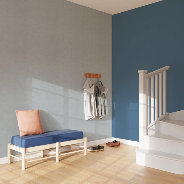 Papier peint intissé RAVENNE coloris gris fumé