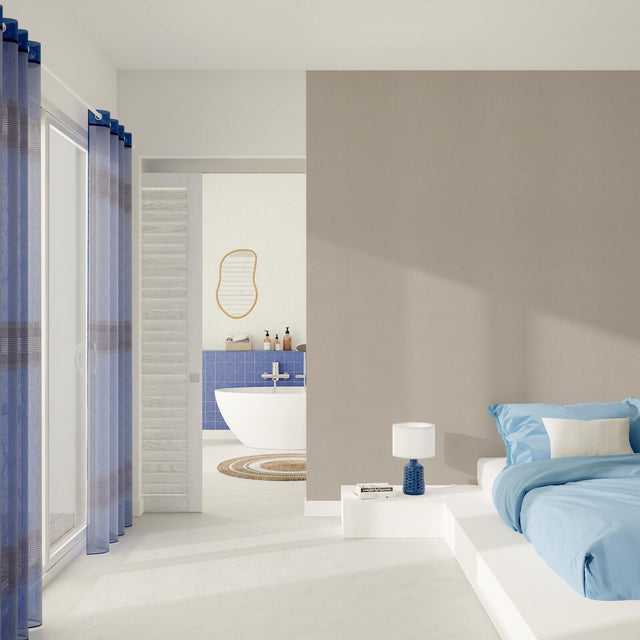 Papier peint vinyle PODIUM coloris taupe