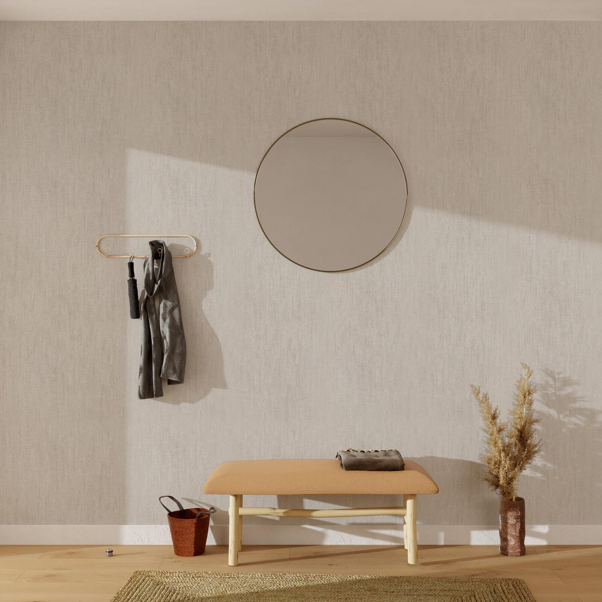 Papier peint intissé Tweed Lin Trame