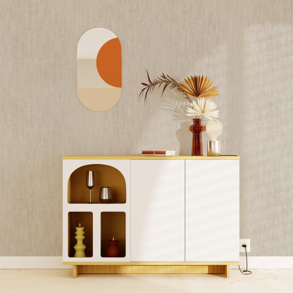 Papier peint intissé Tweed Lin Trame