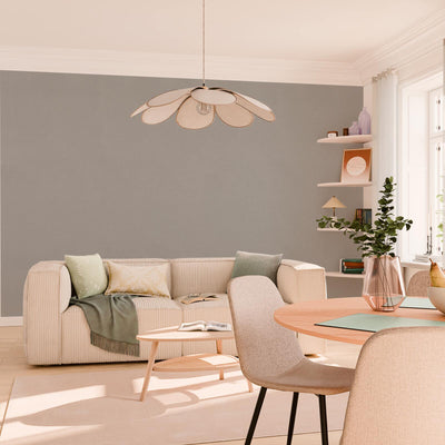 Papier peint intissé Lazy Taupe Lisse