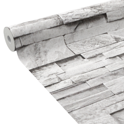 Papier peint intissé Parement Gris clair