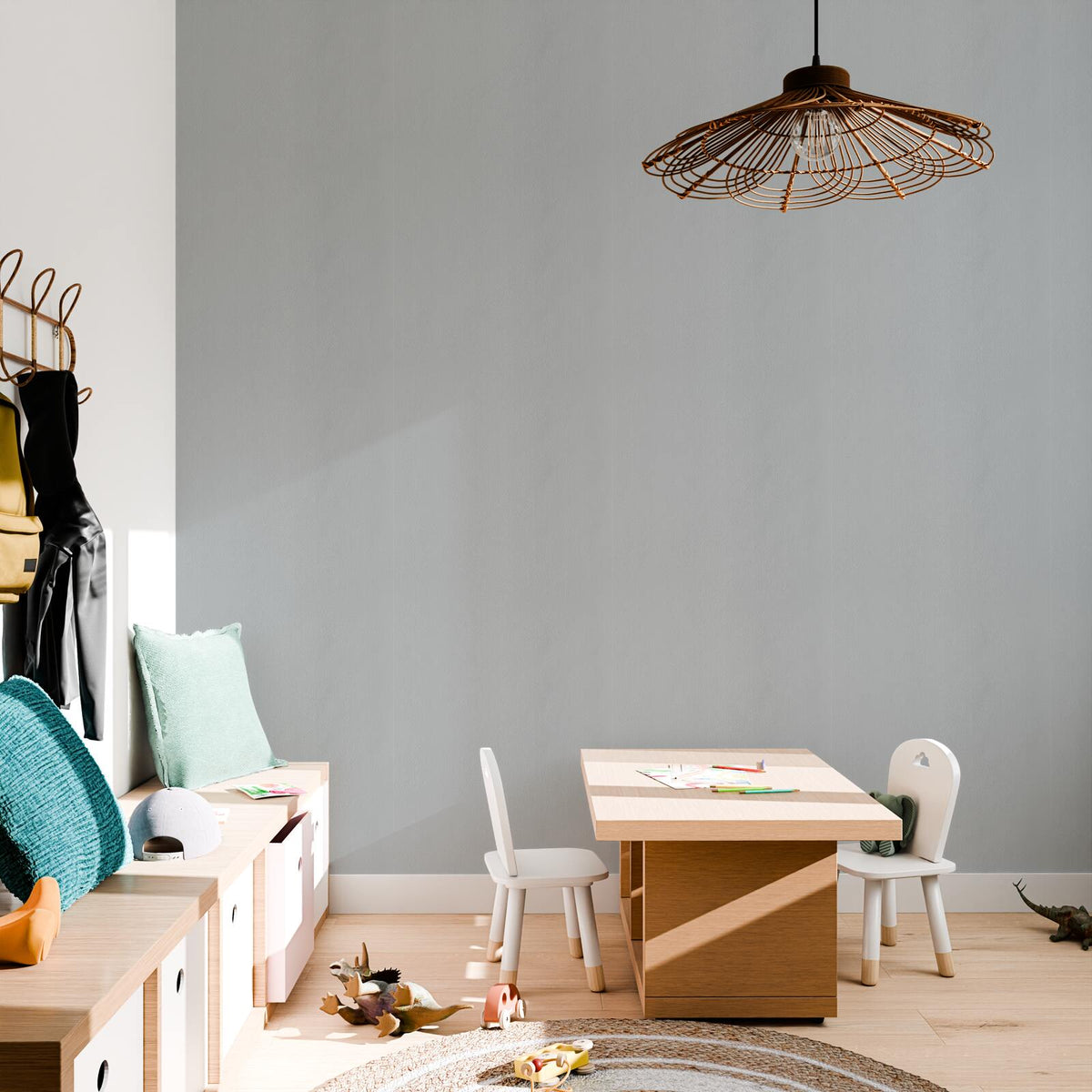 Papier peint intissé New infinity Gris perle Lisse