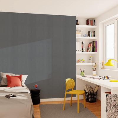 Papier peint intissé New infinity Gris acier Lisse