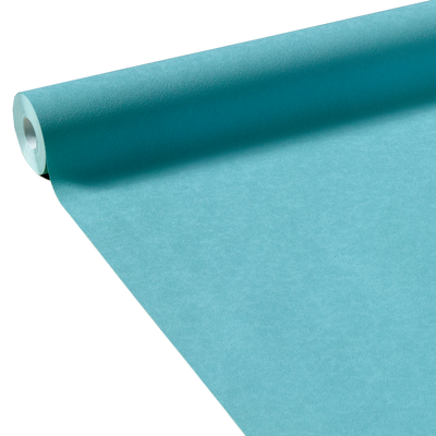 Papier peint intissé New infinity Bleu turquoise Lisse