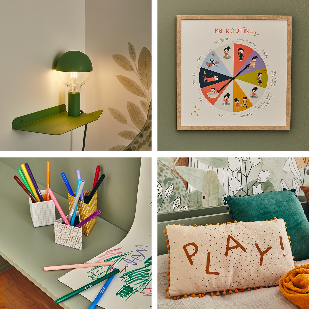 Jeux et déco chambre évolutive enfant