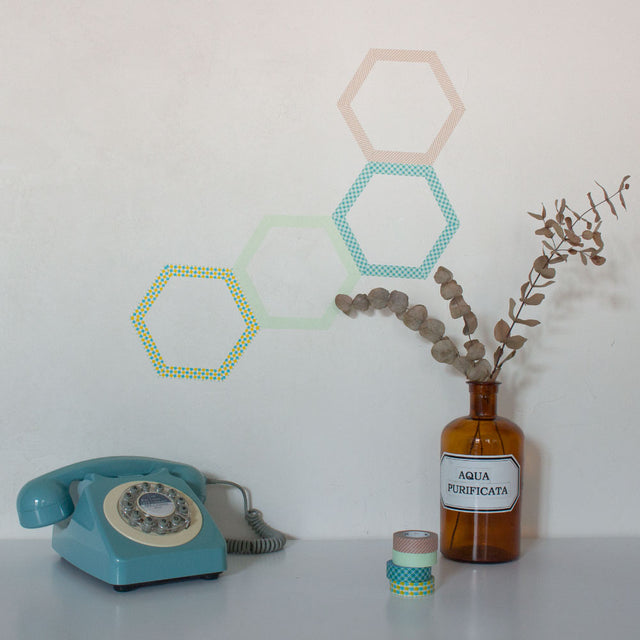 Masking tape HASEN coloris rouge