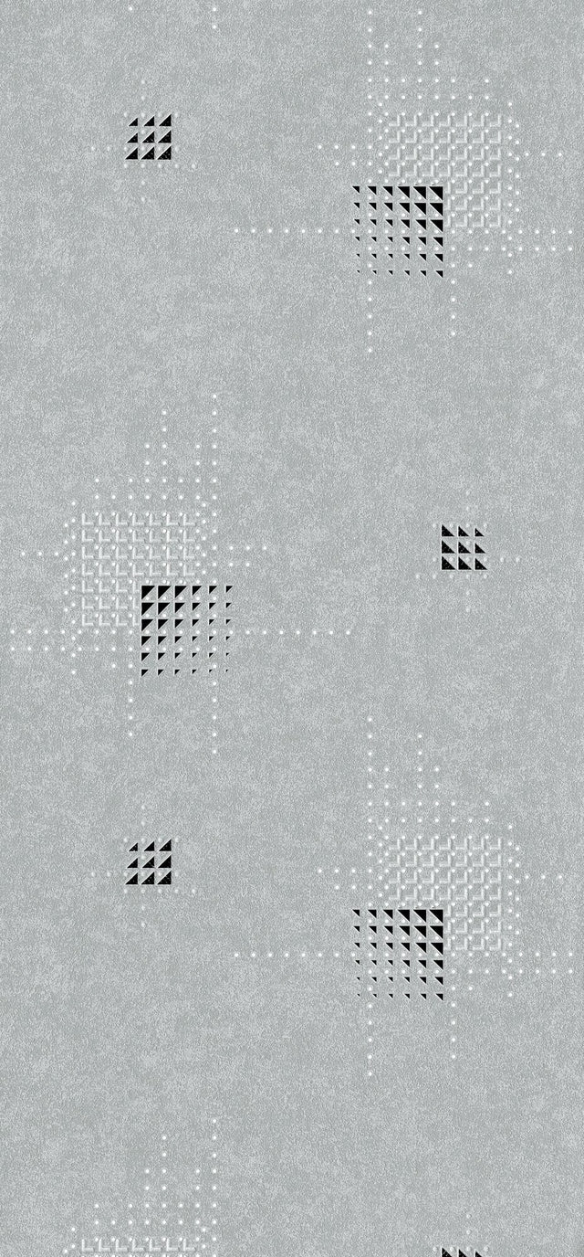 Papier peint intissé MAGIC LIGHT coloris gris moyen