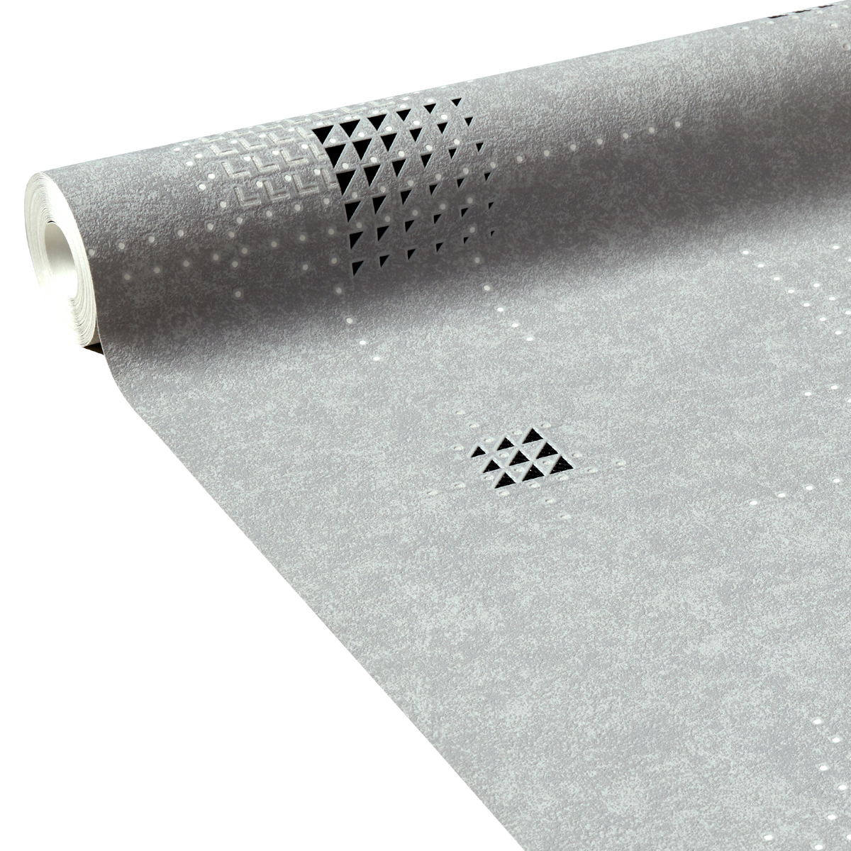 Papier peint intissé Magic light Gris moyen