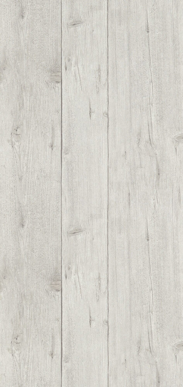 Papier peint intissé WOOD BOARD coloris gris perle