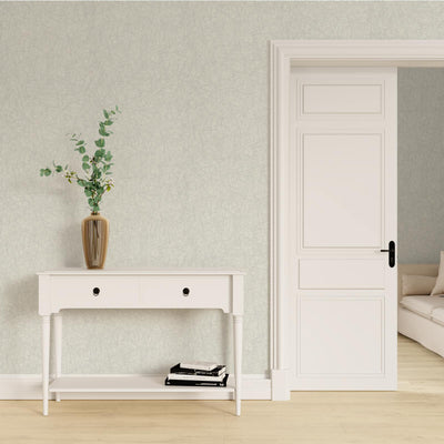 Papier peint intissé Melyne Blanc