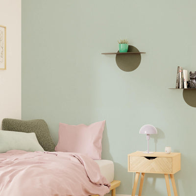 4MURS Papier peint intissé Opal Vert menthol Lisse