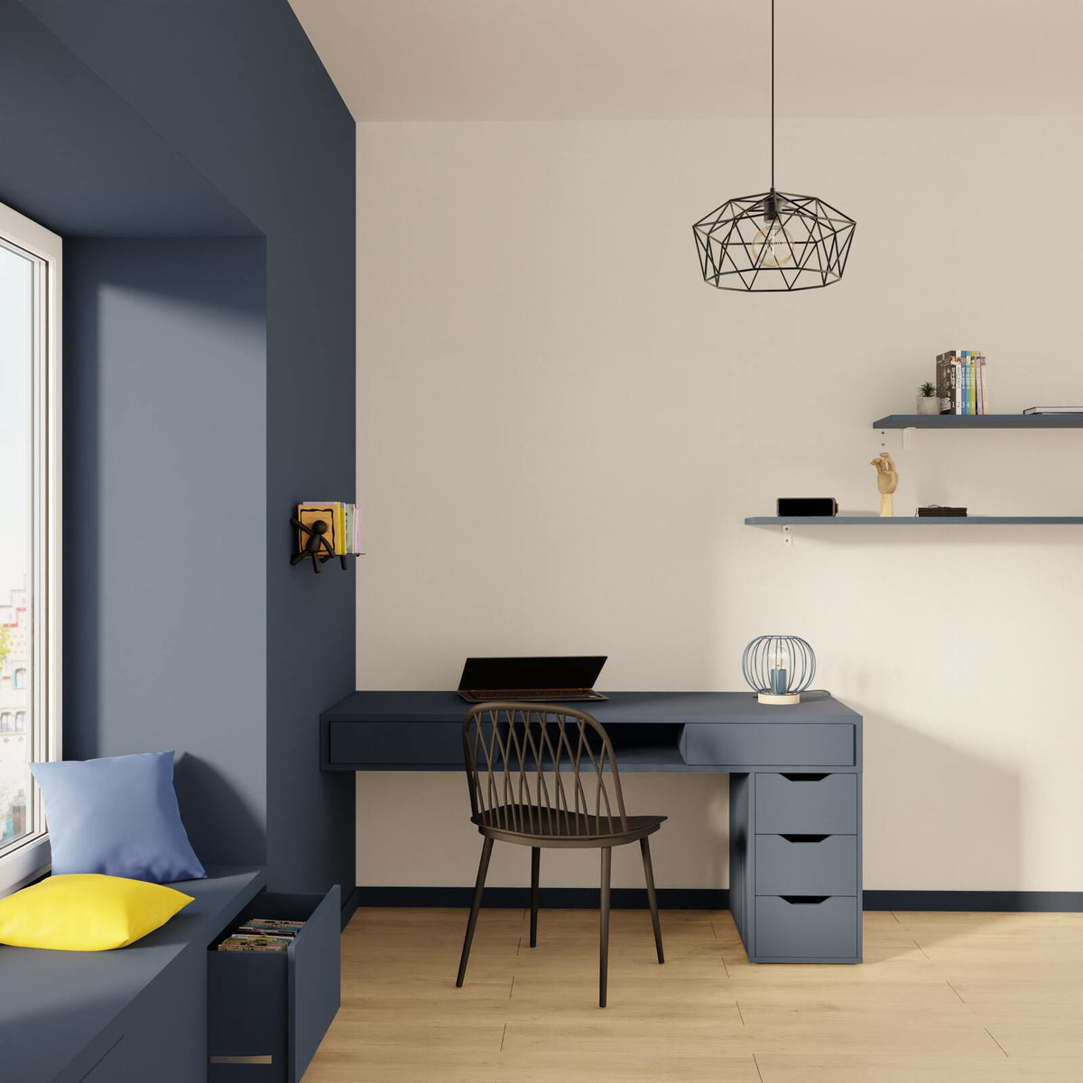 Papier peint intissé Aktea Blanc Crépi grésé