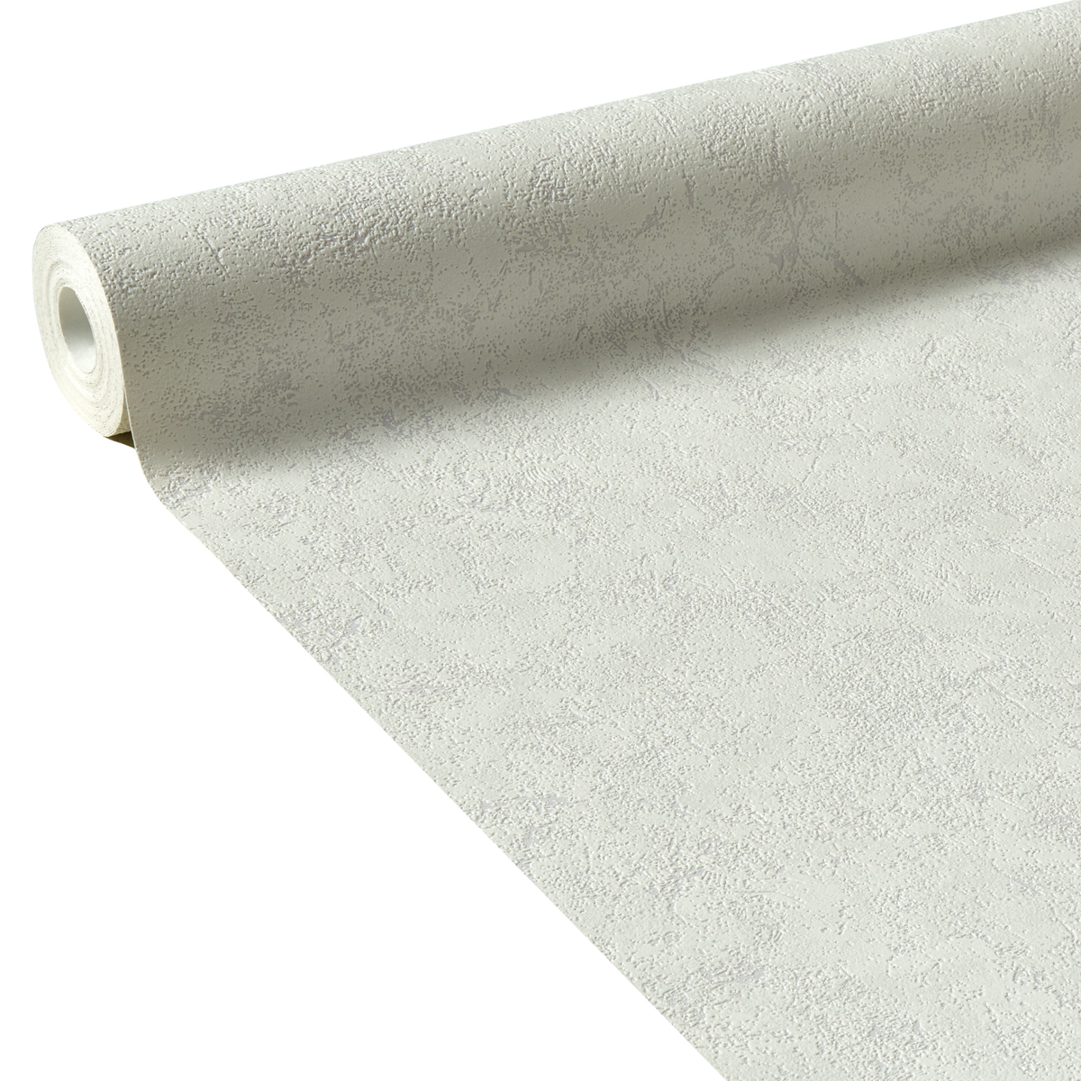 Papier peint intissé Aktea Gris perle Crépi grésé