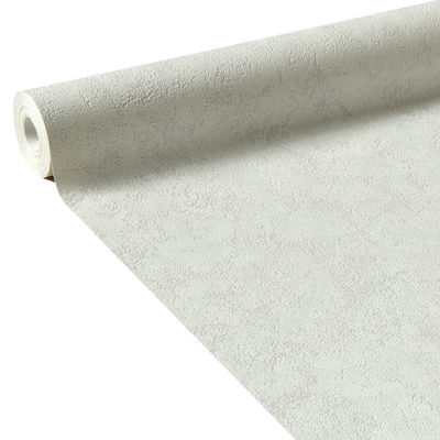 Papier peint intissé Aktea Gris perle Crépi grésé