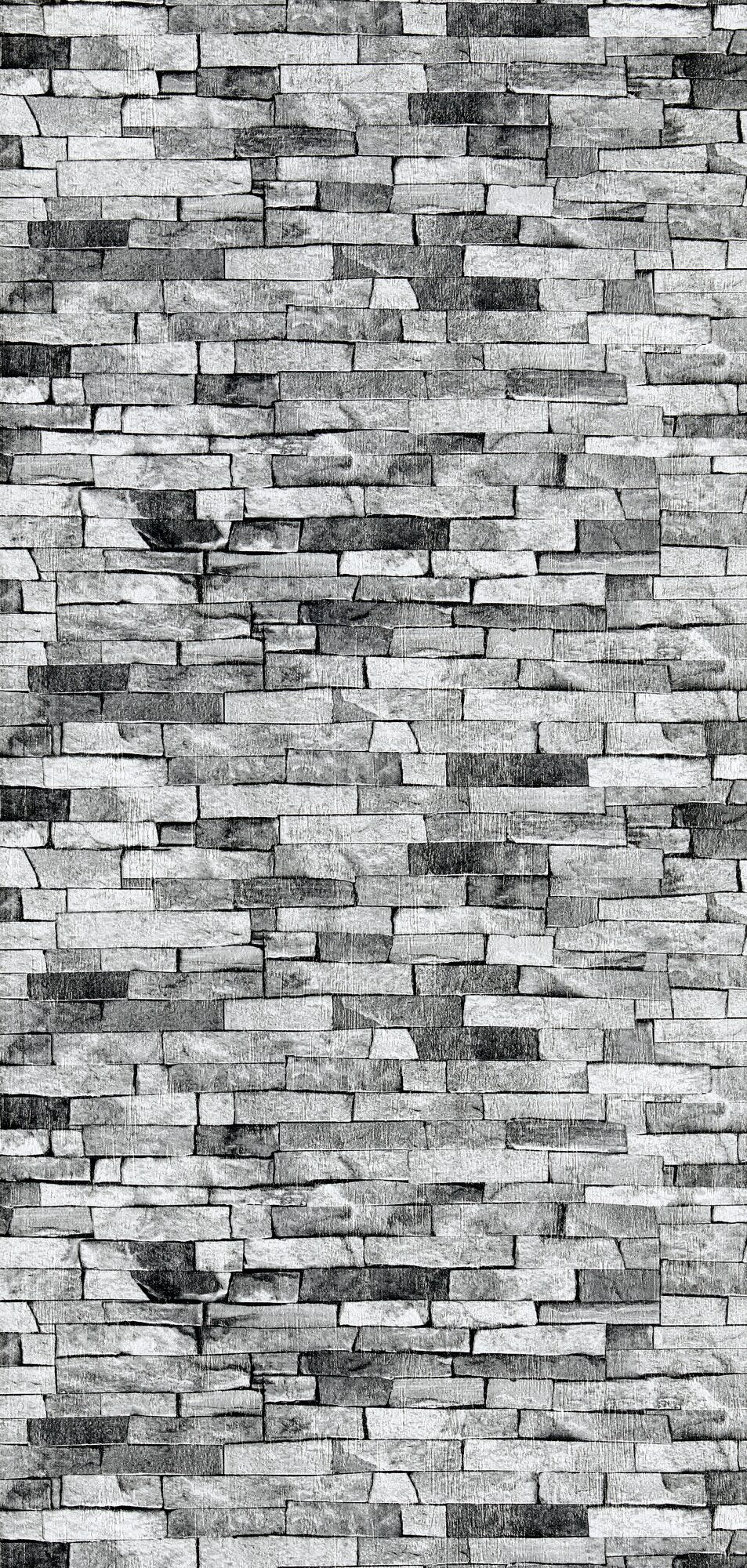 Papier peint Roc Gris moyen