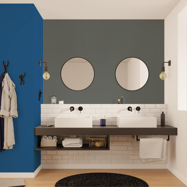 Papier peint intissé OPAL coloris gris manet