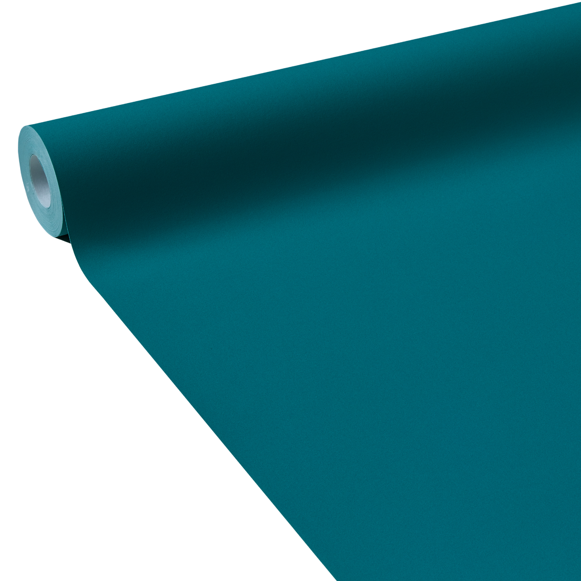 Papier peint intissé Opal Bleu paon Lisse