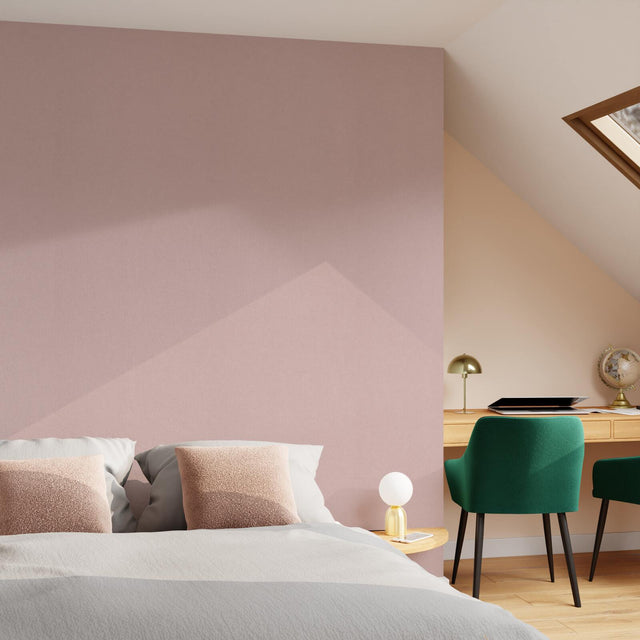 Papier peint intissé PALAZZO coloris rose poudré