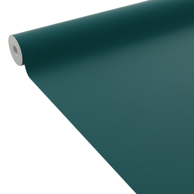 Papier peint intissé Palazzo Vert émeraude Satiné