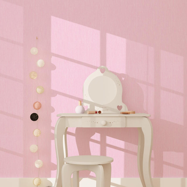 Papier peint PANAMA coloris rose barbapapa