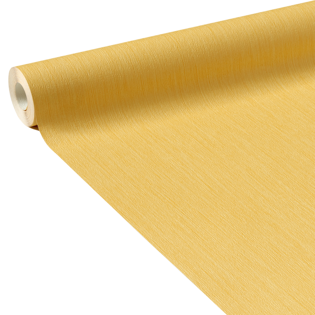 Papier peint PANAMA coloris jaune maïs