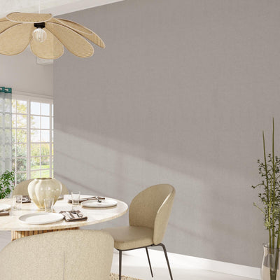 Papier peint intissé Florentine Taupe Trame