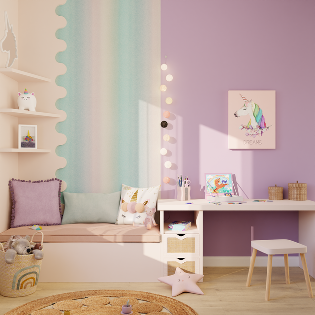 Papier peint intissé RAINBOW coloris multicolore