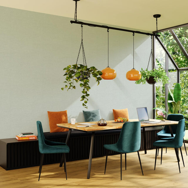 Papier peint intissé CURAÇAO coloris gris perle