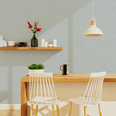 Papier peint intissé Essentielle Gris perle Lisse