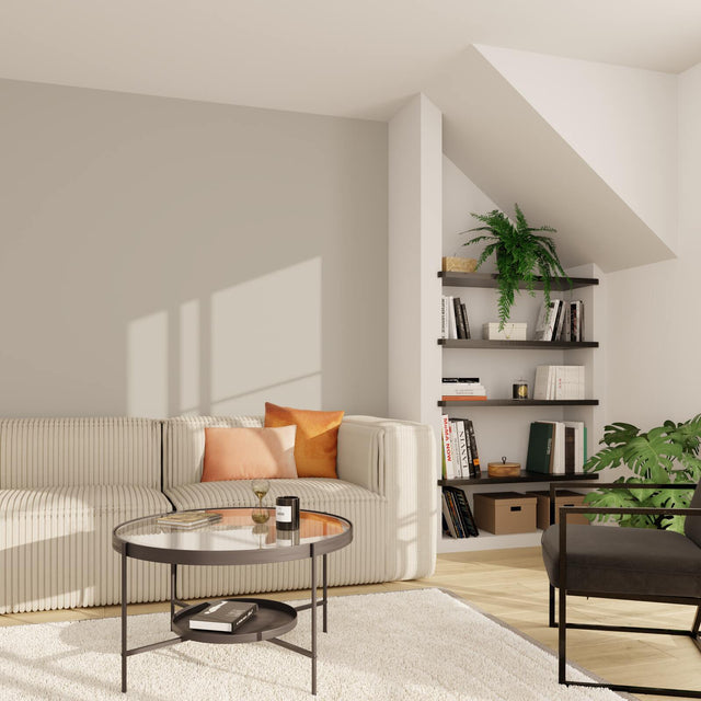 Papier peint intissé PALAZZO coloris gris perle