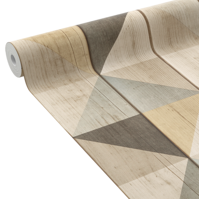 Papier peint intissé Lenny Bois