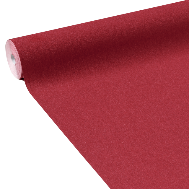 Papier peint intissé CALICO coloris rouge griotte