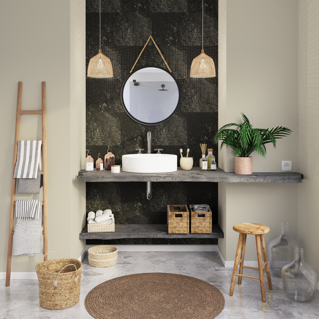 Grosfillex Revêtement à coller GX WALL+ STONE gris anthracite