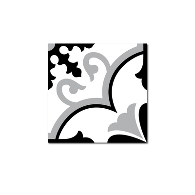 GROSFILLEX Revêtement décoratif adhésif Sochic square volute Noir