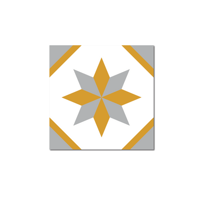 GROSFILLEX Revêtement décoratif adhésif Sochic square rosace Gris