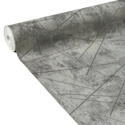 Papier peint intissé Sedna Gris métalisé