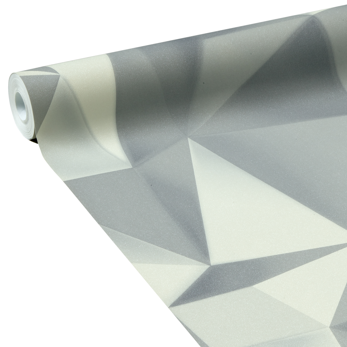 Papier peint intissé Swan Blanc grisé