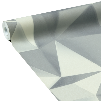 Papier peint intissé Swan Blanc grisé