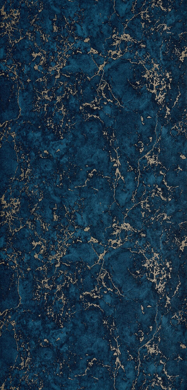 Papier peint intissé MARBRE IMPERIAL coloris bleu marine
